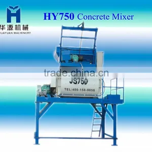 HYM-JS750 Cement Mixer in Block Moulding Machine thumbnail-1