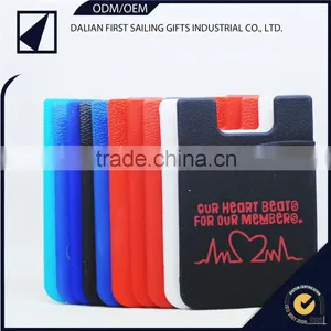 Useful Promotional Gift Lovely Color Silicon Card Holder for Mobile thumbnail-4
