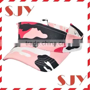 2015 New Arrival Custom Sport Wholesale High Crown Visor Cap thumbnail-5
