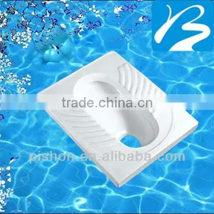 China New Modern Design Bathroom Corner Pedestal Squat Toilet thumbnail-1