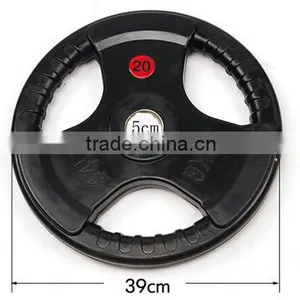 Colored Crossfit Equipment Solid Rubber Olympic Bumper Plates thumbnail-4