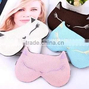 Fashion Design Eye Shade Fox Shape Remove Dark Circles Steam Warm Sleeping Eye Mask With Gel Ice Pack thumbnail-1