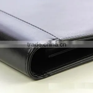 BWF- 14/15 Black /brown Leather Multi-function Manager Portfolio&a4 pu Leather Portfolio Folders&leather Portfolio Folder thumbnail-6