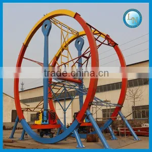 Outdoor Game Machine! Chinese Amusement Swing Car Rides Park Rides Ferris Ring Car thumbnail-1