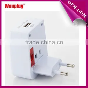 Walmart Gold Supplier Wonplug Patent 2015 Hot Selling Cell Phone Travel Charger thumbnail-5