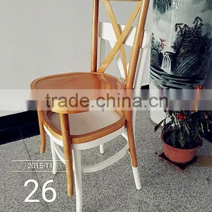 Stackable Beech White Tuscan Chair thumbnail-3