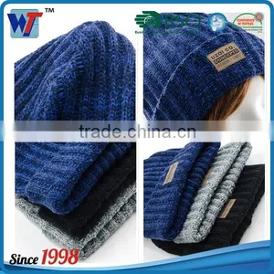 Wholesale Warm Cheap Price Acrylic Knitted Hat thumbnail-4