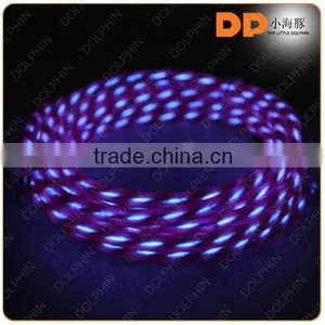 Premium Products Visible Flowing Light Charger Cable LED Glowing EL Usb Cable for Chargers thumbnail-1