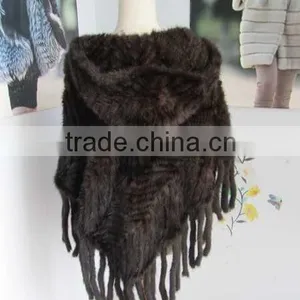 Wholesale Women's Mink Fur Cape MKS1 thumbnail-5