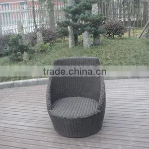 Outdoor 3Pcs Rattan Sofa Set Stacking Wicker Furniture thumbnail-4
