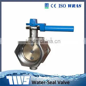 DN50,85,105,150 PN16 Cast Iron Handle Lever Wafer Butterfly Valves thumbnail-1