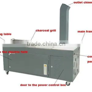 Smokeless BBQ Grill With Electrostatic Air Cleaning Device thumbnail-1