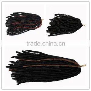 Wholesale Cheap Ombre Dreadlock Hair Extension for Black Men thumbnail-2