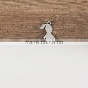 Stainless Steel Little Girl Charm Baby Girl Pendant Little Girl Shaped Pendant for Sale thumbnail-3