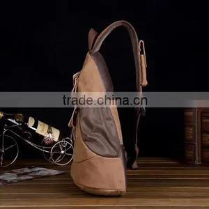 Canvas Triangle Shaped Backpack thumbnail-2