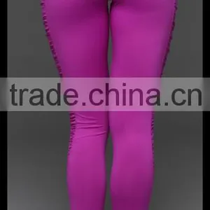 Kiteng Eye-catching and Multi-level Contrast Side Panel Detail Yoga Legging 2016 New Office In United States (USA)small Minimum thumbnail-4