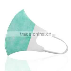 2016 ECOMA Colorful Anti-fog 3-D Face Mask, Polypropylene Isolation Mask thumbnail-3