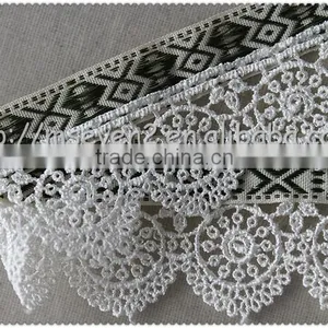 Fine Quality Multi Color Tassel Wholesale Jacquard Polyester Flower Fringe Trim thumbnail-6
