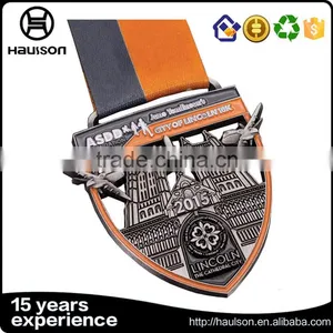 Ww2 Wholesale Custom Medals Five Stars 3d Hollow Out Diecast Soft Enamel Zinc Alloy Imitation Gold Plating Soccer Sports Medal thumbnail-2