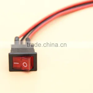 Switch Lead Wire Power Switch Assemble With UL1007 Wire Harness thumbnail-3