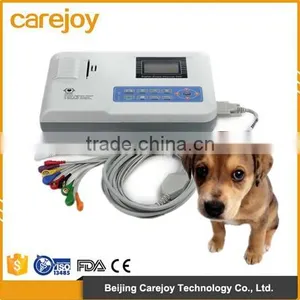 CE ISO Approved Single Channel Vet Veterinary Electrocardiograph ECG EKG Machine thumbnail-1