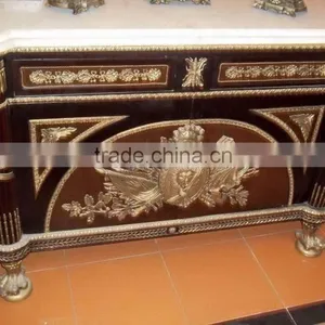 French Marble Top Commode thumbnail-2