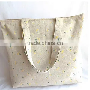 Hot Sale Good Quality Cotton Jute Handbag for Lady thumbnail-2