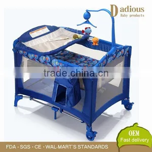 New Born Baby Bed With Storage Infant Colorful Crib thumbnail-1