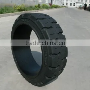 Solid Tire China Airless Tiyre for Sale 6.5-10 10-16.5 20.5-25 12x4 thumbnail-4