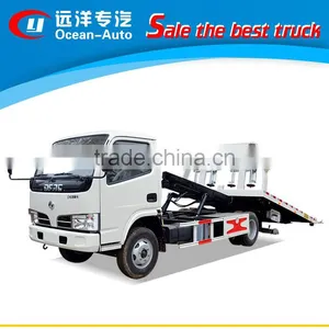 DFAC Low Price 4 Ton Tilt Tray Wrecker Tow Trucks for Sale thumbnail-1