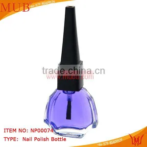 Wholesale 15ml Colored Soak off Empty uv Nail Gel Polish Bottle thumbnail-1