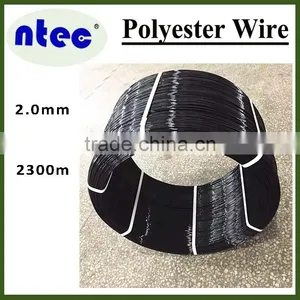Hot Selling 2.2mm Black Color Polyester Monofilament Yarn for Greenhouse thumbnail-1