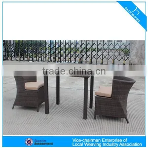 F-CF1202C+CF1203T Hand Weaving Fashion Synthetic Rattan Coffee Table Set thumbnail-1