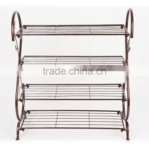 Vivinature Shoes Store Shelf and Metal Seating Shoes Furniture for Lving Room thumbnail-1