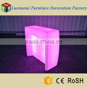 LED Remote Straight Bar Counter/ Hot Sell LED Rechargeable Bar Counter/LED Outdoor Lawn Use Bar Counter thumbnail-5