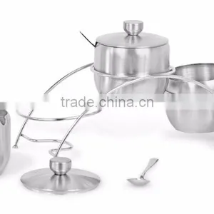 Stainless Steel Seasoning/Condiments/Spice Containers With Flip Top Lids thumbnail-5