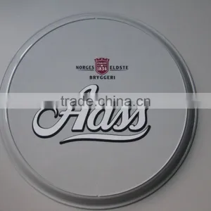 PP/PS/ABS Dia 37cm *2.6cm Plastic Round Snack Serving Tray/anti-skid Anti-slip Tray thumbnail-2