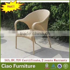 Balcony Furniture Coffee Shop Beige Table Set thumbnail-6