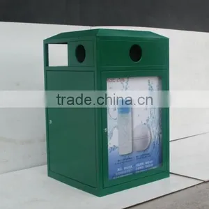 Arlau Outdoor Metal Commercial Rubbish Bins thumbnail-5