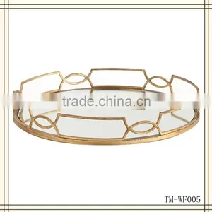 Hot Sale Metal Decorative Mirror Tray thumbnail-1