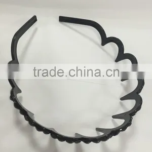 Wholesale New Design Crystal Rhinestone Plastic Girls Hair Bands With Teeth thumbnail-2