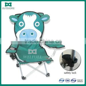 Foldable Beach Kids Chair With Cupholder and Backrest thumbnail-1