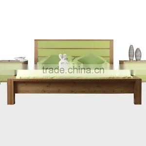 Best Selling Simple Double Bamboo Bed Frame Design for Bedroom thumbnail-1