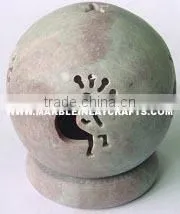 Natrural Soapstone Candle Holder thumbnail-1