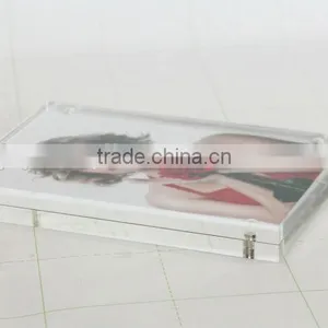 Wholesale Custom Handmade Large Acrylic Cube Photo Frame thumbnail-3