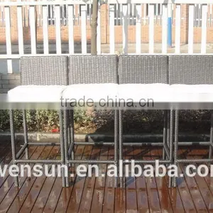 Outdoor Rattan Bistro Set thumbnail-4