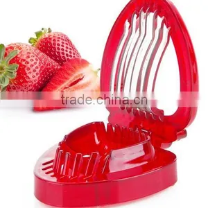 Factory Direct Sell Cheap Plastic Strawberry Slicer Strawberry Cutter thumbnail-1