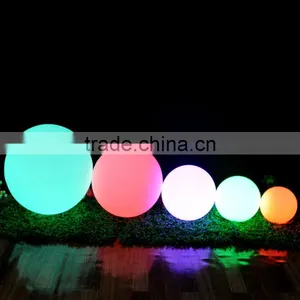 Waterproof Plastic LED Illuminated Beach Ball Christmas Ball With 16 Colors Changeable thumbnail-2