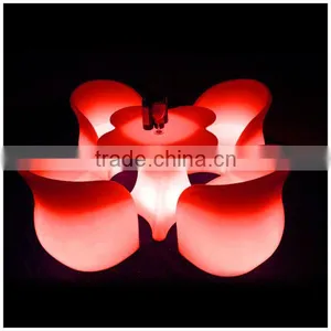 Rechargeable Fashion Chair,fancy Plastic Chair,cheap Led Chair Set for Sale thumbnail-1
