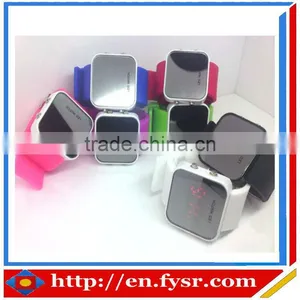Hot!! Wholesale Fashional & Colorful Unisex Luxury Silicone LED Watch,LED Silicone Watch thumbnail-1